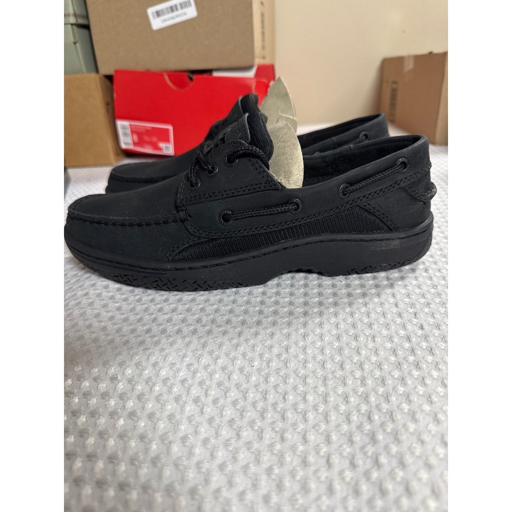 Sperry Boat Shoes Mens 7 Billfish 3-Eye Black Casual 109143 NWOB